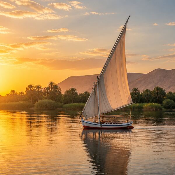 Felucca auf dem Nil