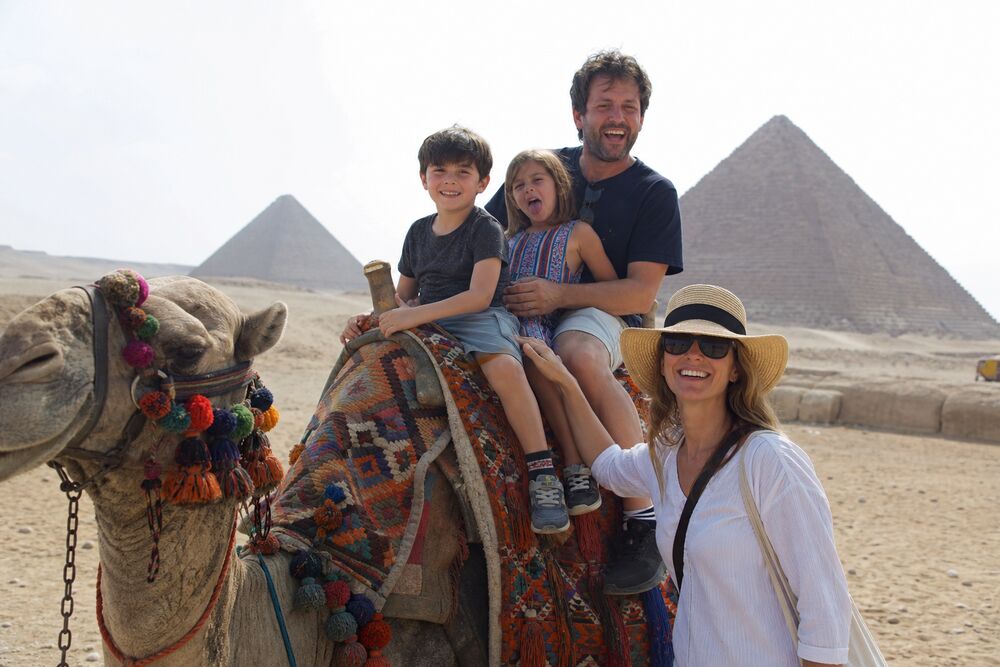 The Andersons · USA · Giza, family of 4