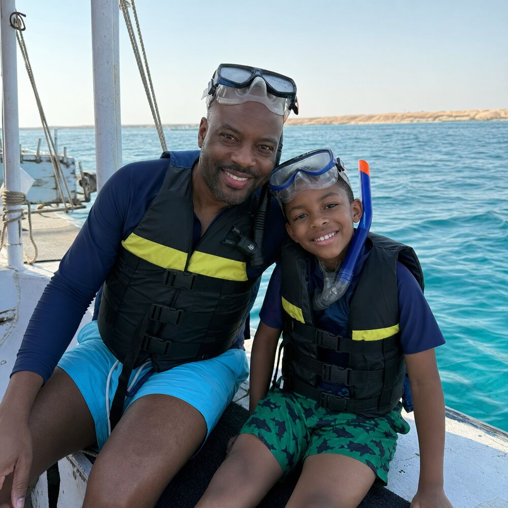 David & Marcus · UK · Giftun snorkeling