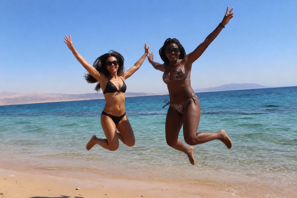 Sofia & Amara · Italy · Hurghada beach